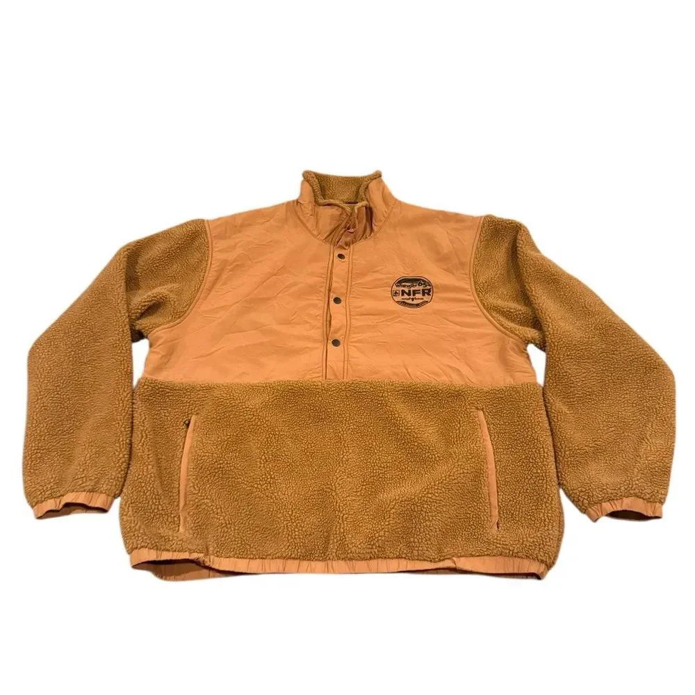 Wrangler NFR Sherpa Fleece Pullover Jacket 3XL National Finals Rodeo Vegas 2023